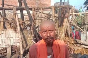 सिरहाको विष्णुपुरमा विद्युत् सर्ट भएर आगलागी, तीन पशुको मृत्यु